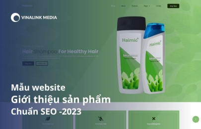Mẫu website giới thiệu sản phẩm thiết kế chuyên nghiệp - chuẩn SEO 